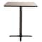 National Public Seating Square 36" W, 36" L, 42" H, Particleboard/HPL Laminate - 1.25", Grey CT33636XBGY - alternate 4